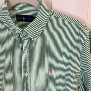 Ralph Lauren Men's Seersucker Shirt | Size L